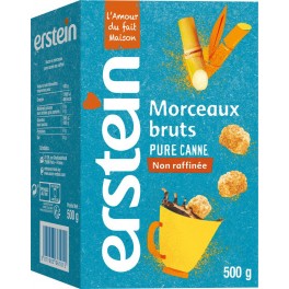 Erstein Sucre pure canne morceaux non raffinée 500g