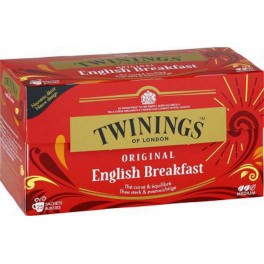 TWININGS Thé noir original English Breakfast x25 40g