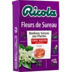 RICOLA Ricola Fleurs de Sureau bonbon sans sucre 50g