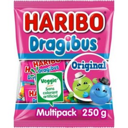 Haribo DRAGIBUS MULTIPACK Veggie 250g