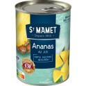 St Mamet Fruits au sirop Ananas en morceaux 345g (lot de 3)