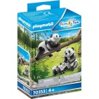 PLAYMOBIL 70353 COUPLE DE PANDAS ET BEBE