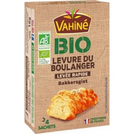 Francine Vahiné levure du boulanger bio 18g x4