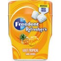 FREEDENT Refreshers chewing-gum sans sucres Tropical 67g (lot de 3)