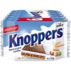 KNOPPERS Biscuits lait & noisettes 6x25g