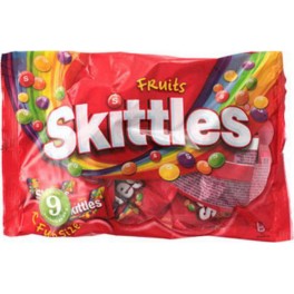 Skittles Fruits Original x9 minis sachets individuels 252g