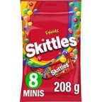 Skittles Fruits Original x8 minis sachets individuels 208g (lot de 2)