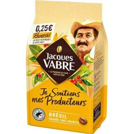 JACQUES VABRE Café grains du Brésil 100% arabica 400g