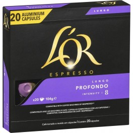 L'OR CAPSULES ESPRESSO LUNGO PROFONDO x20