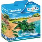 Playmobil 70358 - Family Fun - Alligator et ses petits