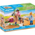 PLAYMOBIL COUNTRY CAVALIERE CHEVAL MONITRIC 71242