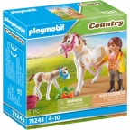 PLAYMOBIL COUNTRY JUMENT ET POULAIN 71243