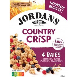 JORDANS Céréales Country Crisp aux 4 baies 550g