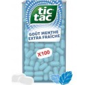 Tic Tac Bonbons 100 pastilles menthe extra fraiche 49g