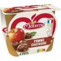 Materne Coupelles pomme chataigne 4x100g