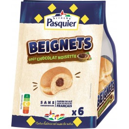 Beignets Pasquier Chocolat Noisette x6 270g