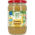 Jardin Bio Compote Pomme banane 680g