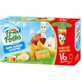 Pom'Potes Pommes Poires 16X90g 1440g