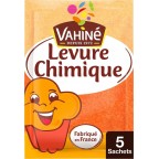 Vahiné Levure Chimique Pour des Gâteaux Bien Gonflés par 5 Sachets de 11g