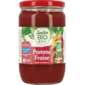 Jardin Bio Compote Pomme Fraise 680g