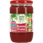 Jardin Bio Compote Pomme Fraise 680g