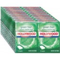 Hollywood Greenfresh Chewing-gum à la menthe verte sans sucres 10 dragées x20