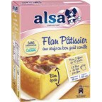 ALSA Préparation Gâteau Flan Pâtissier aux Oeufs au bon goût Vanille 740g