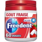 FREEDENT FRAISE x60 dragées 84g