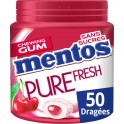 Mentos Chewing-gum PURE FRESH Cerise sans sucres x50 100g