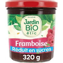 Jardin Bio Confiture allégée Jardin Bio' 50% Framboises 320g