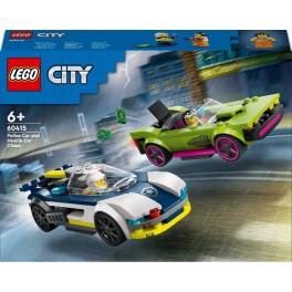 LEGO 60415 City La Course-Poursuite entre la Voiture de Police et la Super Voiture LEGO 60415 City La Course-Poursuite entre la Voiture de Police et la Super Voiture