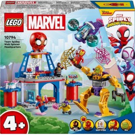 LEGO 10794 Marvel Spidey et Ses Amis Extraordinaires Le QG des Lanceurs de Toile de l'Équipe Spidey