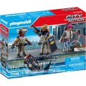 PLAYMOBIL Equipe forces spéciales avec bandit