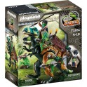 PLAYMOBIL Tyrannosaure et soldat