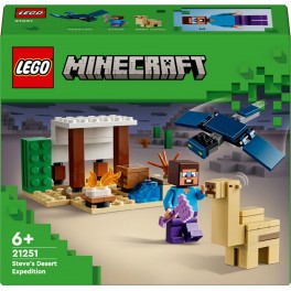 LEGO 21251 Minecraft L’Expédition de Steve dans le Désert