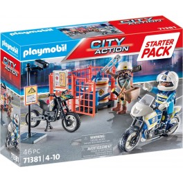 PLAYMOBIL 71381 Jeu City Action Police Starter Pack