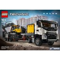 LEGO 42175 Camion Volvo FMX pelleteuse EC320