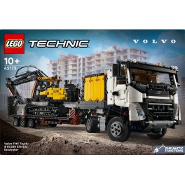 LEGO 42175 Camion Volvo FMX pelleteuse EC320