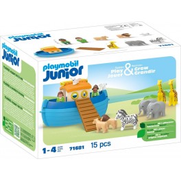 PLAYMOBIL Jeux d'imitation Arche de Noé transportable JUNIOR