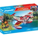 PLAYMOBIL Jeux d'imitation Hydravion avec pompier