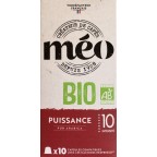 MEO BIO PUISSANCE 10 PUR ARABICA x10 53g