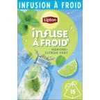 Lipton Infusion infuse à froid menthe x15