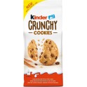 KINDER Biscuits cookies crunchy, pépites de chocolat au lait et chocolat blanc 136g