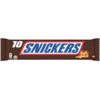 SNICKERS Barres chocolatées Cacahuètes Et Caramel les 10 barres de 50g