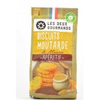 LES GOURMANDS Biscuit salé moutarde LES 2 GOURMANDS 120g