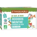 ETHIQUABLE Rooibos menthe sans théine 20 sachets