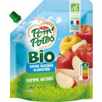 POM POTES Compotes pomme bio sans sucres ajoutés POM'POTES 600g