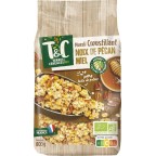 TERRE ET CEREALES BIO Céréales muesli croustillant miel noix de pécan Bio 800g