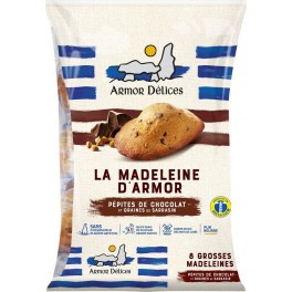 ARMOR DELICES Madeleines aux pépites de chocolat et sarrasin 264g