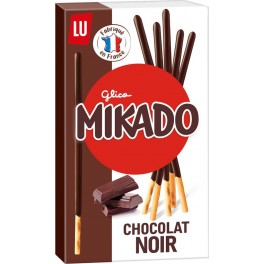 LU Biscuits nappés au chocolat noir Mikado 90g